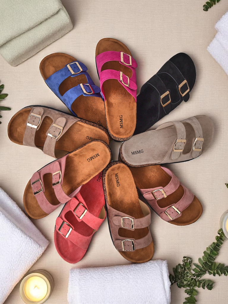 Royalfashion Sieviešu čības ar sprādzēm Foumy