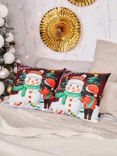 Royalfashion Decorative Christmas cushion cover