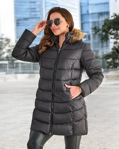 Royalfashion Women's quilted winter jacket