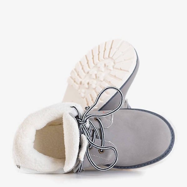 Серые детские ботинки Tiptop