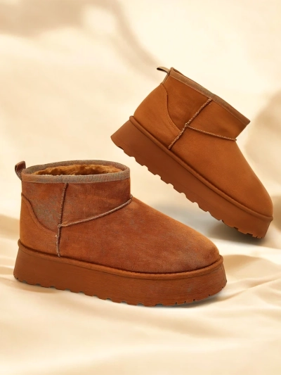 Royalfashion Короткие обувь, напоминающие женские зимние сапоги Fortesse