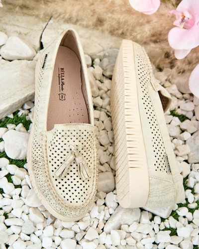 Royalfashion Sieviešu ažūra mokasīni Molaffa