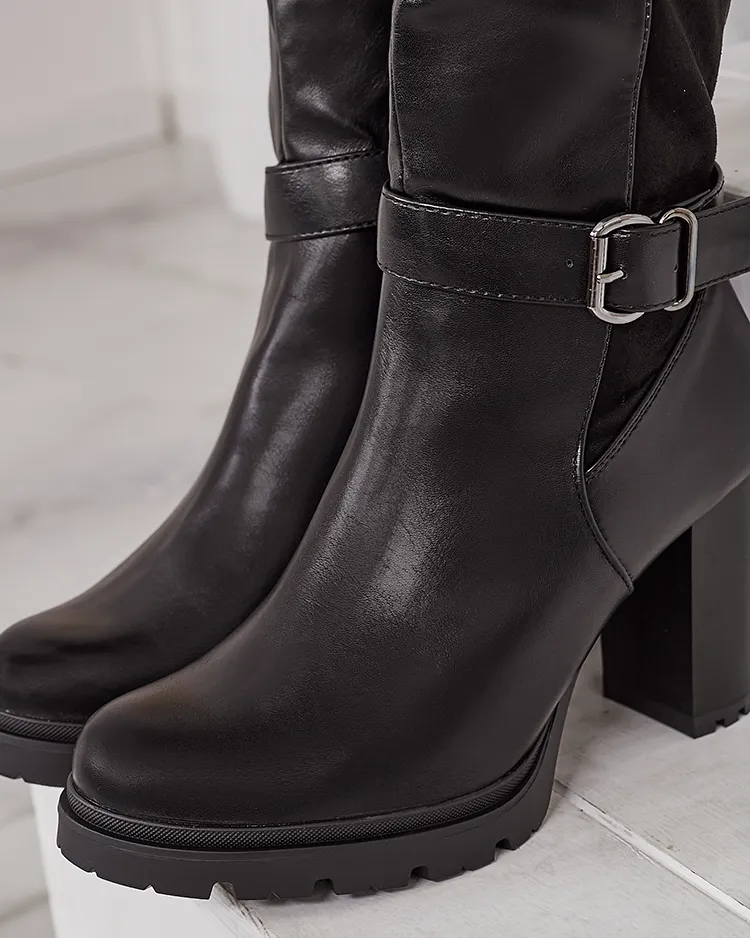 Royalfashion Women's Retiset Stiletto Boots