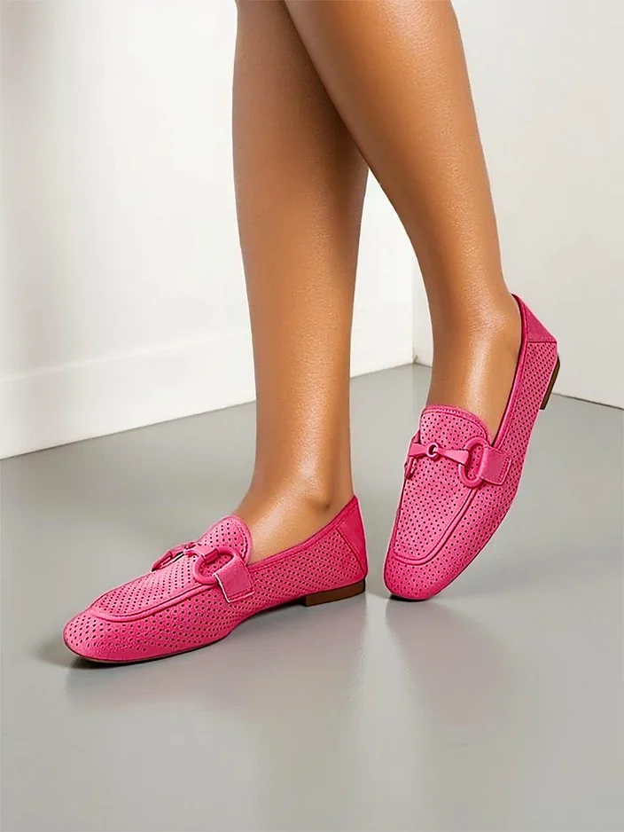 Royalfashion Perforated women's moccasins Laamba