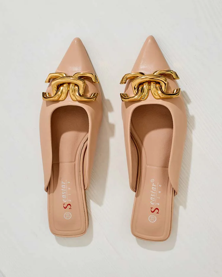 Royalfashion Женские шлепанцы из эко-кожи Carmano