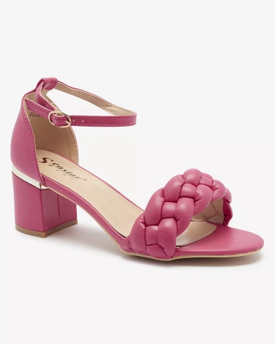 Fuchsia women's post sandals Marines - Footwear