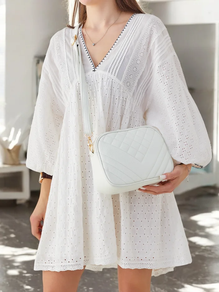 Royalfashion Small women's handbag made of eco-leather with embossing