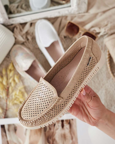 Royalfashion Sieviešu ažūra mokasīni Nafis