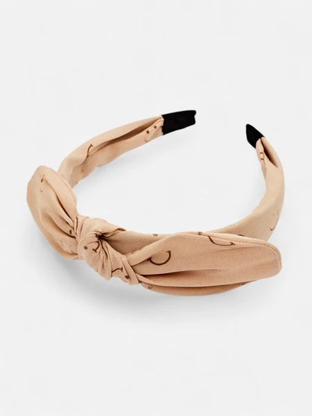 Royalfashion Lidhje flokësh për fëmijë me fjongo me print me fytyra të buzëqeshura