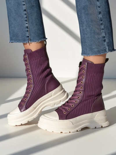 Royalfashion Sieviešu augstās darba botas Fosilla