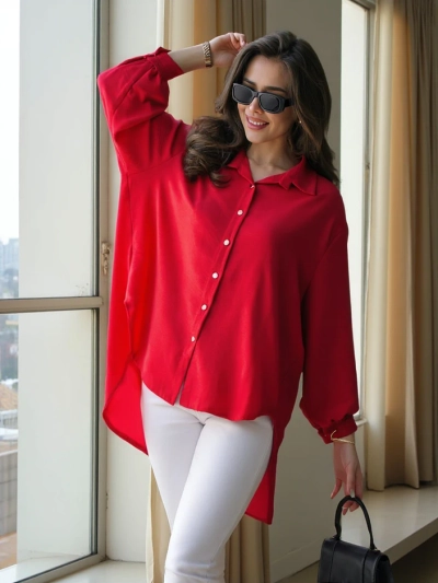 Royalfashion Garšīgs sieviešu pārāk liels krekls