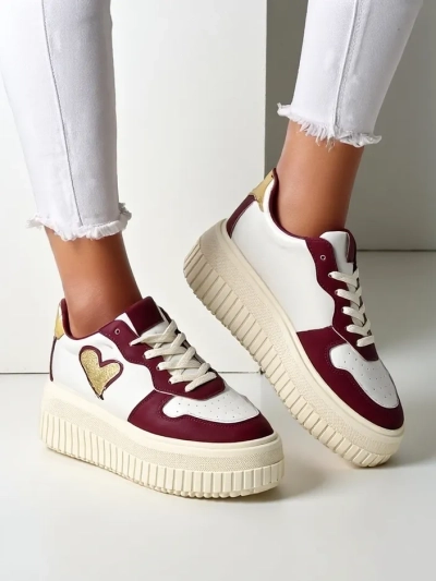 Royalfashion Women's platform sports sneakers Avivat