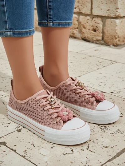 Royalfashion Женские перфорированные кроссовки с украшениями Osdo