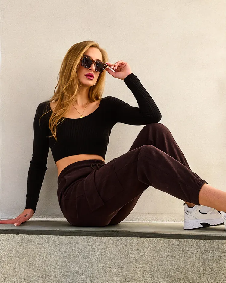 Royalfashion Women's fabric combat pants