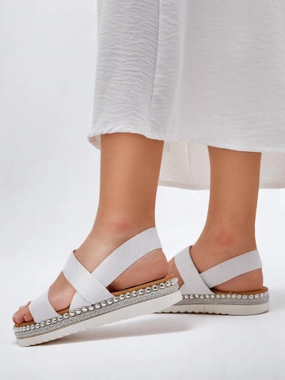 Женские сандалии Royalfashion с декоративной подошвой Zindas