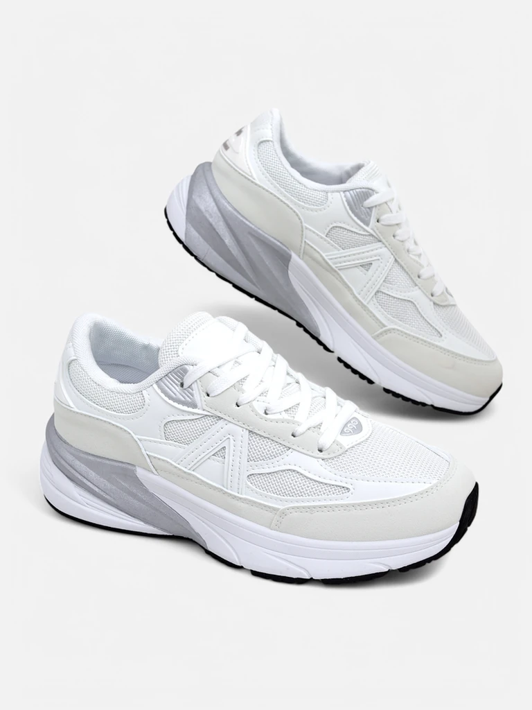 Royalfashion Women's sports sneakers on a thicker sole Moderax