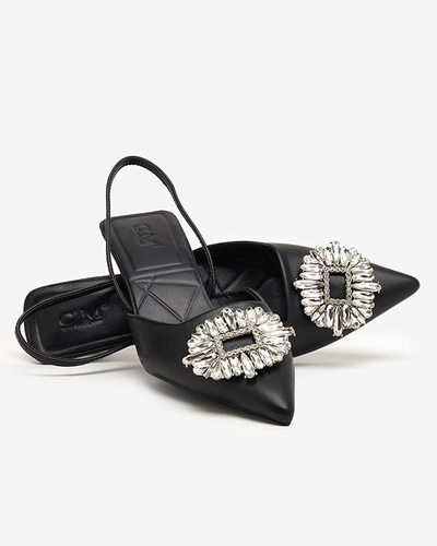 Black women's sandals a'la high heels Arga - Footwear