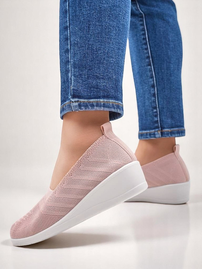 Royalfashion Women's moccasins on a low wedge Epoles