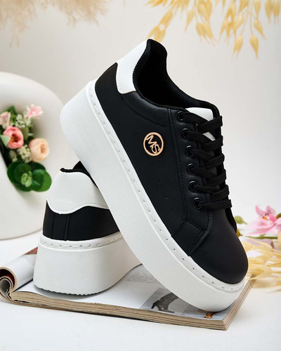 Royalfashion Women's sporty sneakers on a Calomie heel