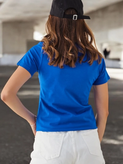 Royalfashion Sieviešu kokvilnas T-krekls Zaķis sakiet, esiet reāls