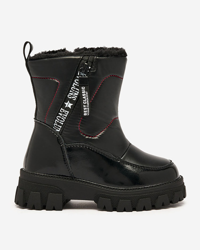 Royalfashion Children's shoes a'la snow boots in black Sorroda