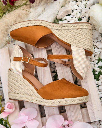 Royalfashion Women's Mosintale espadrilles on a heel