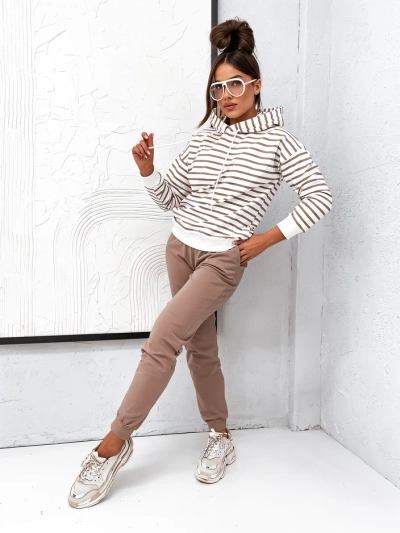 Royalfashion Women's striped tracksuit set