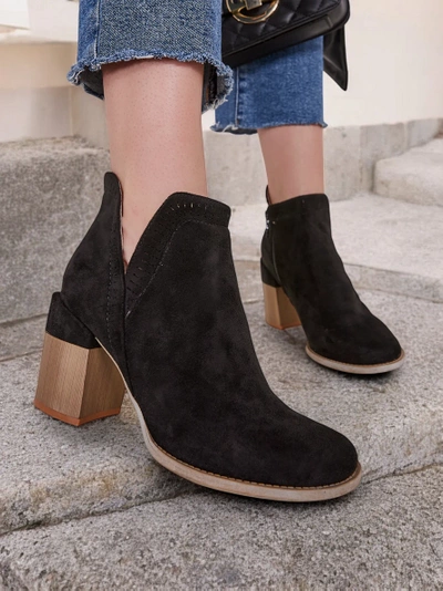 Royalfashion Women's ankle boots on a post Vettot