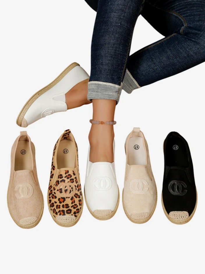 Royalfashion Sieviešu ekoklāja espadrilles Aroll