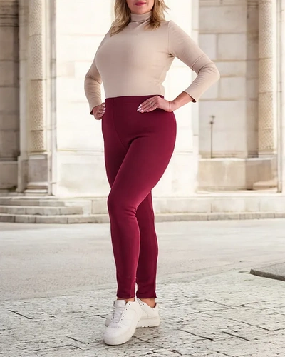 Royalfashion Sieviešu siltinātās trekinga bikses PLUS SIZE