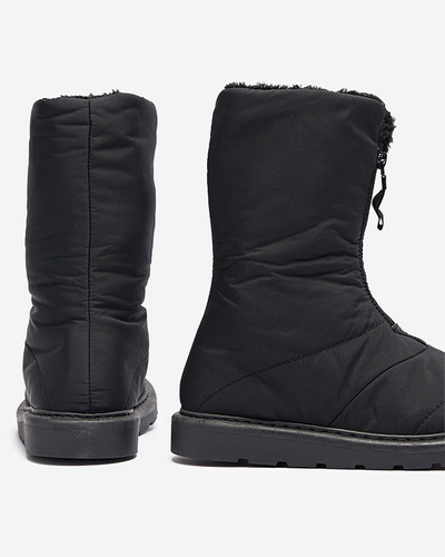 Черные женские ботинки a'la snow boots Tirigga- Footwear