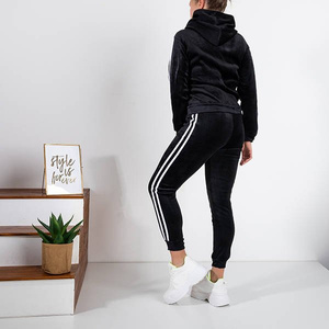 Black women's insulated tracksuit set - Clothing