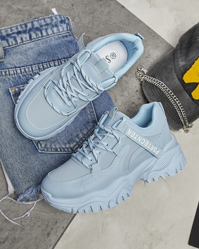 Синие женские кроссовки спортивная обувь Evilpo- Footwear