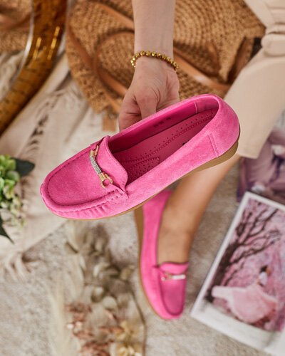 Royalfashion Sieviešu zamšādas mokasīni Ewo