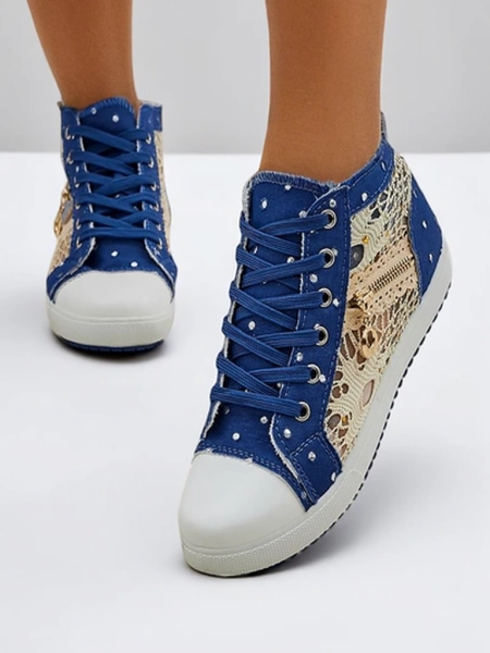 Royalfashion High women's sneakers a'la Jeans
