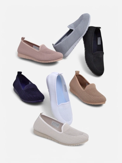 Royalfashion Sieviešu auduma mokasīni Caerit