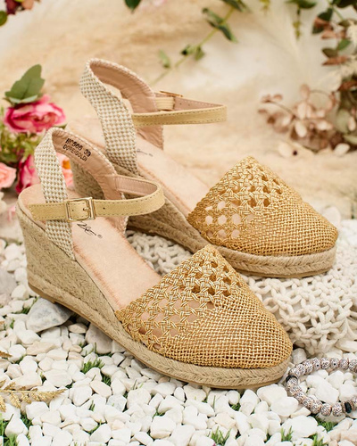 Royalfashion Women's Sintoles espadrilles on a heel