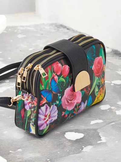 Royalfashion Small women's handbag in flowers