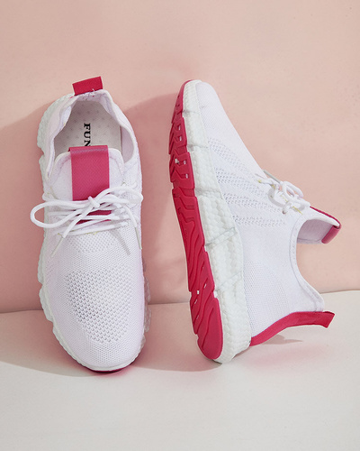 White and pink women's sports shoes Baym - Footwear