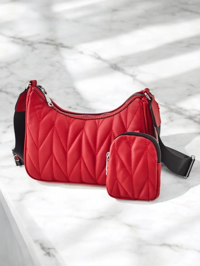 Royalfashion Маленькая женская стёганая сумочка с кошельком