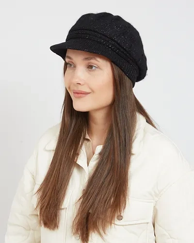 Royalfashion Women's beret with visor