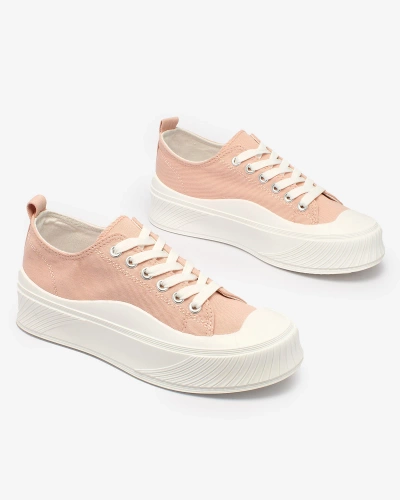 Royalfashion Pink Luceri platform sports sneakers