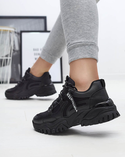 Melni sieviešu sporta apavi Evilpo- Footwear