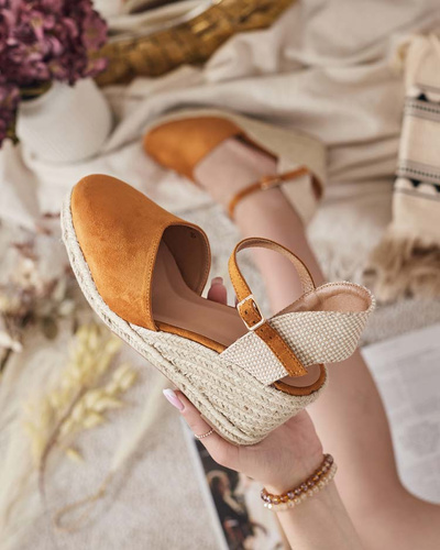 Royalfashion Women's Mosintale espadrilles on a heel