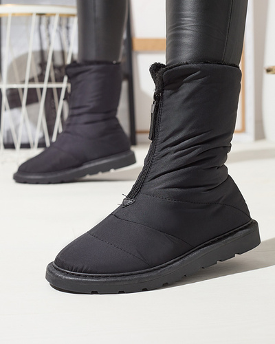 Черные женские ботинки a'la snow boots Tirigga- Footwear