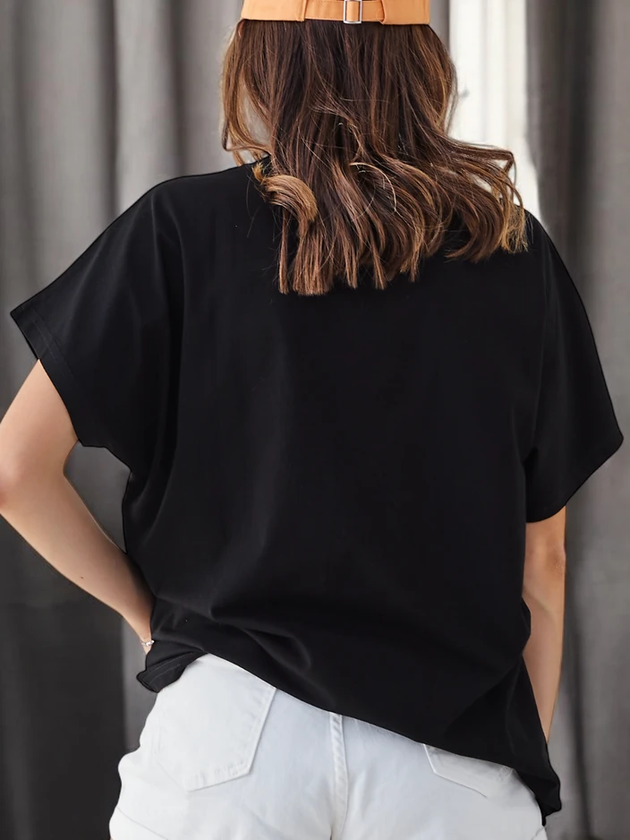 Royalfashion Women's Cotton T-Shirt A lot of Hearts