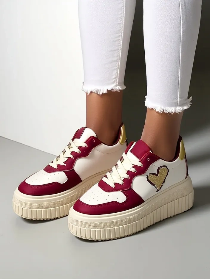 Royalfashion Women's platform sports sneakers Avivat