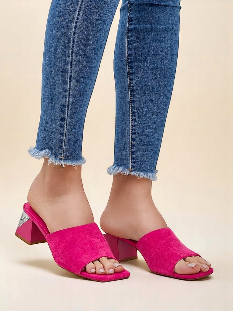 Royalfashion Women’s slides with decorative heels Vollatie