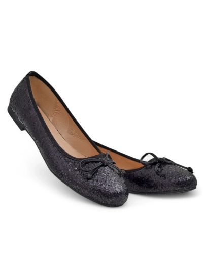 Royalfashion Women's ballet flats with glitter and bow Aramie
