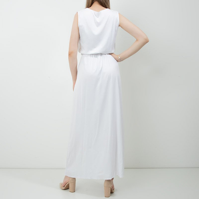 Women's white maxi dress - Clothing